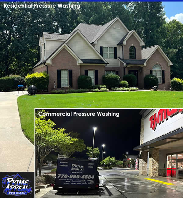 Pressure Washing for Residential & Commercial